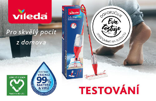 Vybraní testeři otestovali plochý mop Vileda 1.2 Spray Max! Podívejte se na recenze, jak s ním byli spokojení 